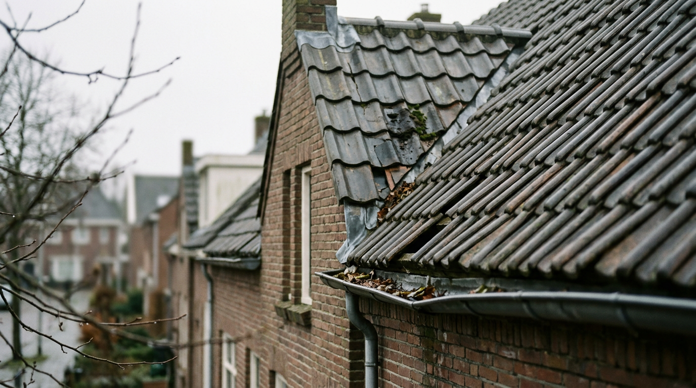 Een ervaren dakdekker van JG Dakreparatie voert een professionele dakreparatie in heel Nederland uit.