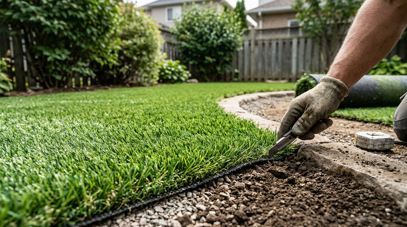 Een overzicht van de kunstgras inclusief leggen prijs voor een perfect aangelegde tuin door De Kunstgraskoning.