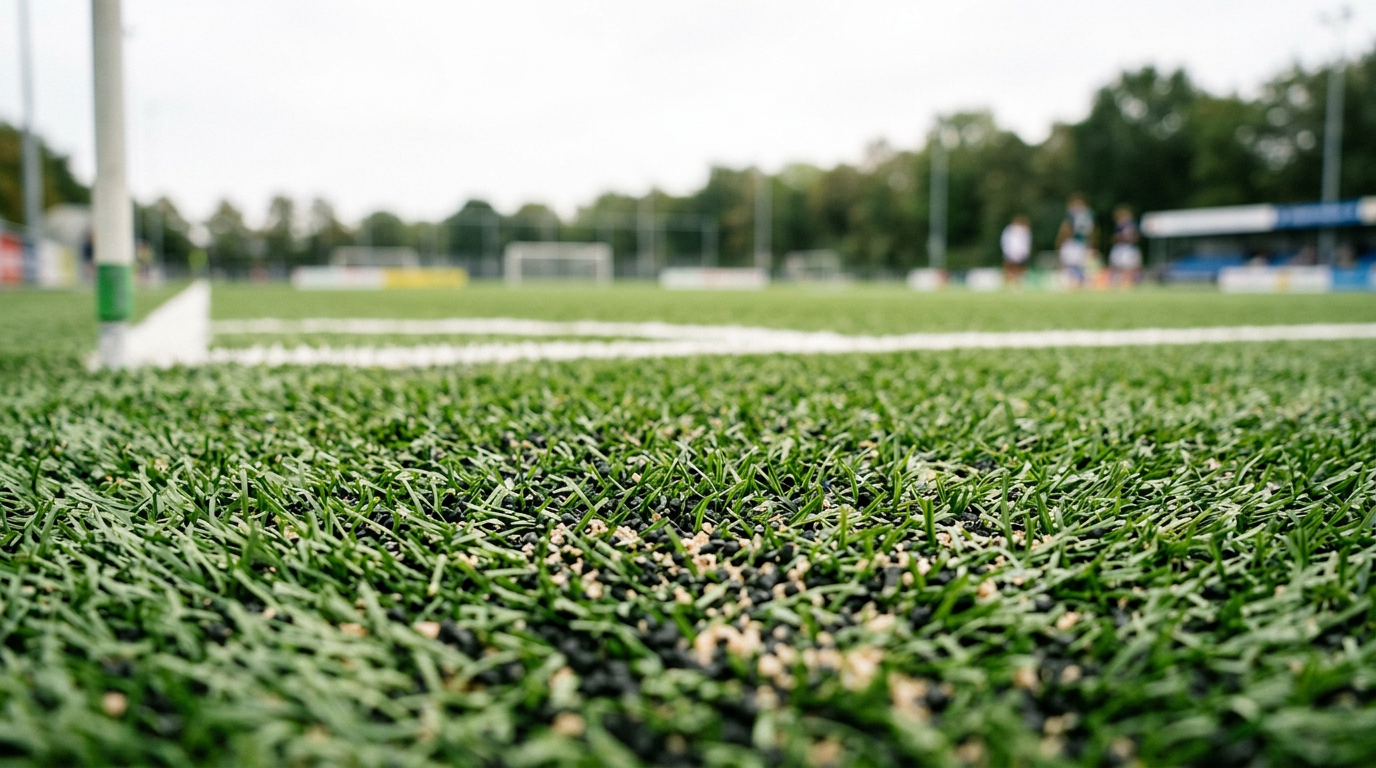 Duurzaam kunstgras voor sportvelden, ideaal voor intensief gebruik en professionele sportprestaties.