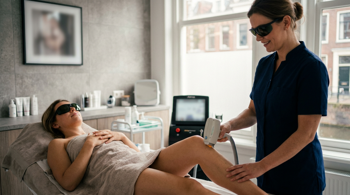 Een specialist in Utrecht legt uit hoeveel behandelingen laserontharing nodig zijn voor een glad resultaat.