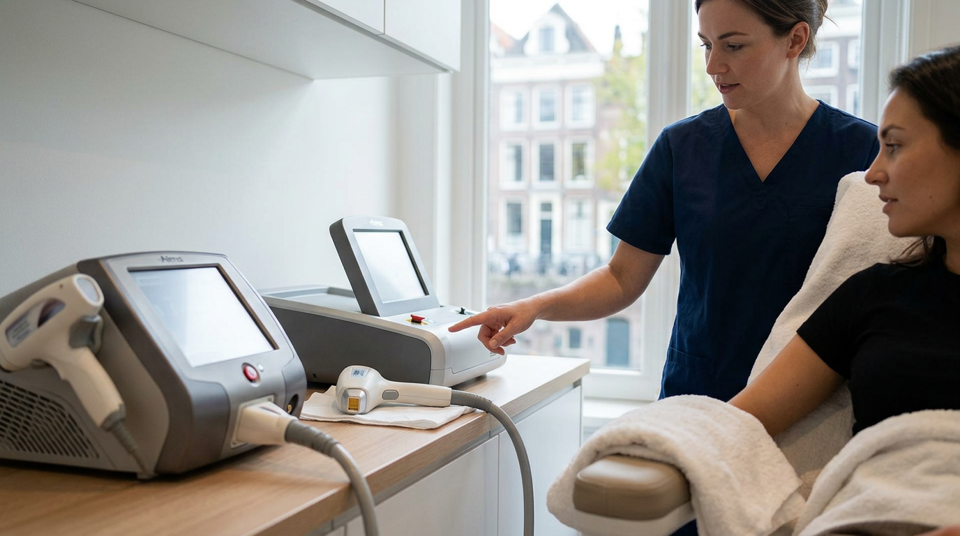 Vergelijking tussen IPL versus laserontharing Utrecht bij Lasermooi voor een effectieve en duurzame behandeling.